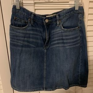 Gap jean skirt